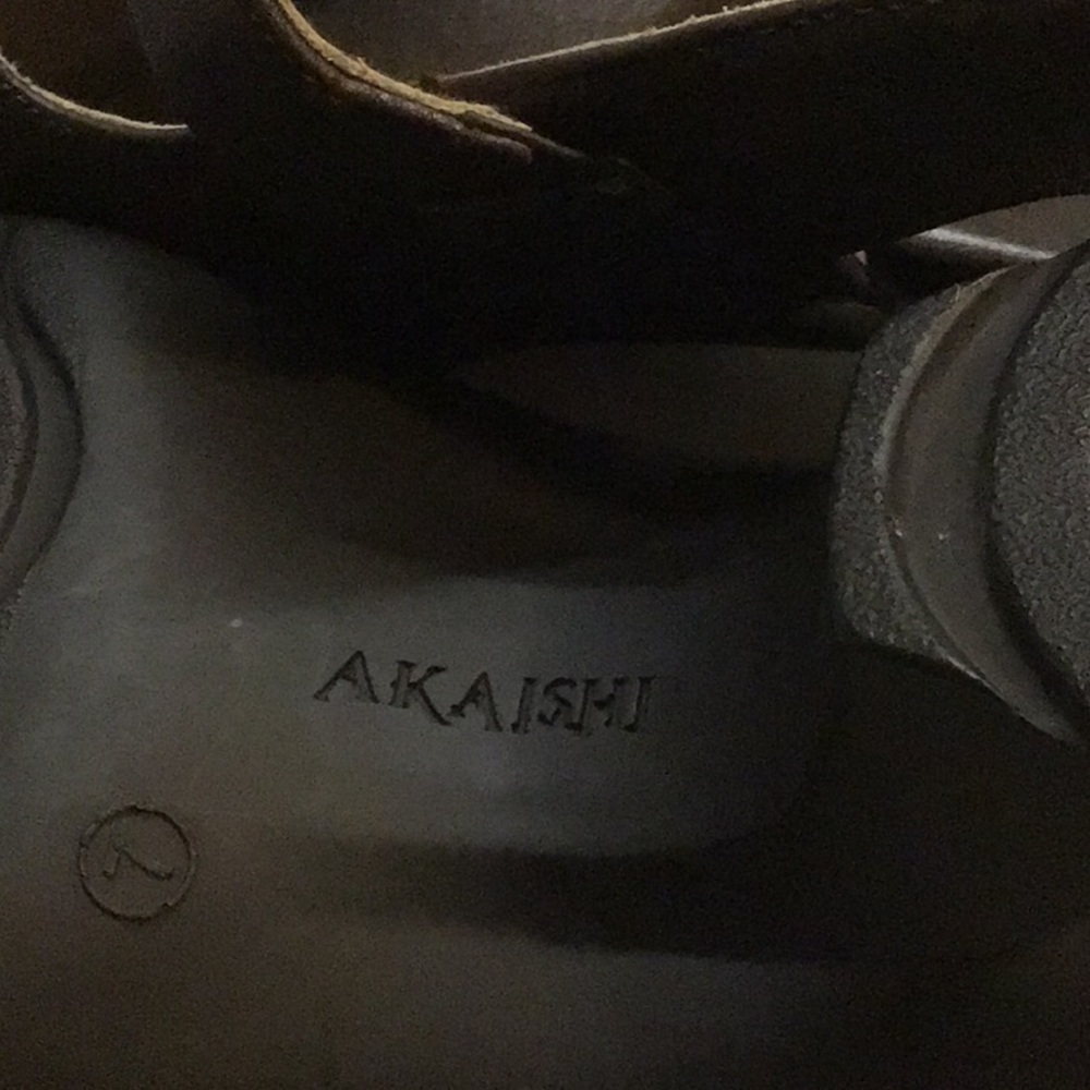 Women's Brown Sandals Akaishi - Picture 4 of 5